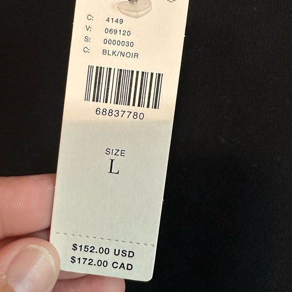 Anthropologie NWT Sundays Hazel Mini Dress Size Large Black Classic Minimalist - Picture 4 of 6